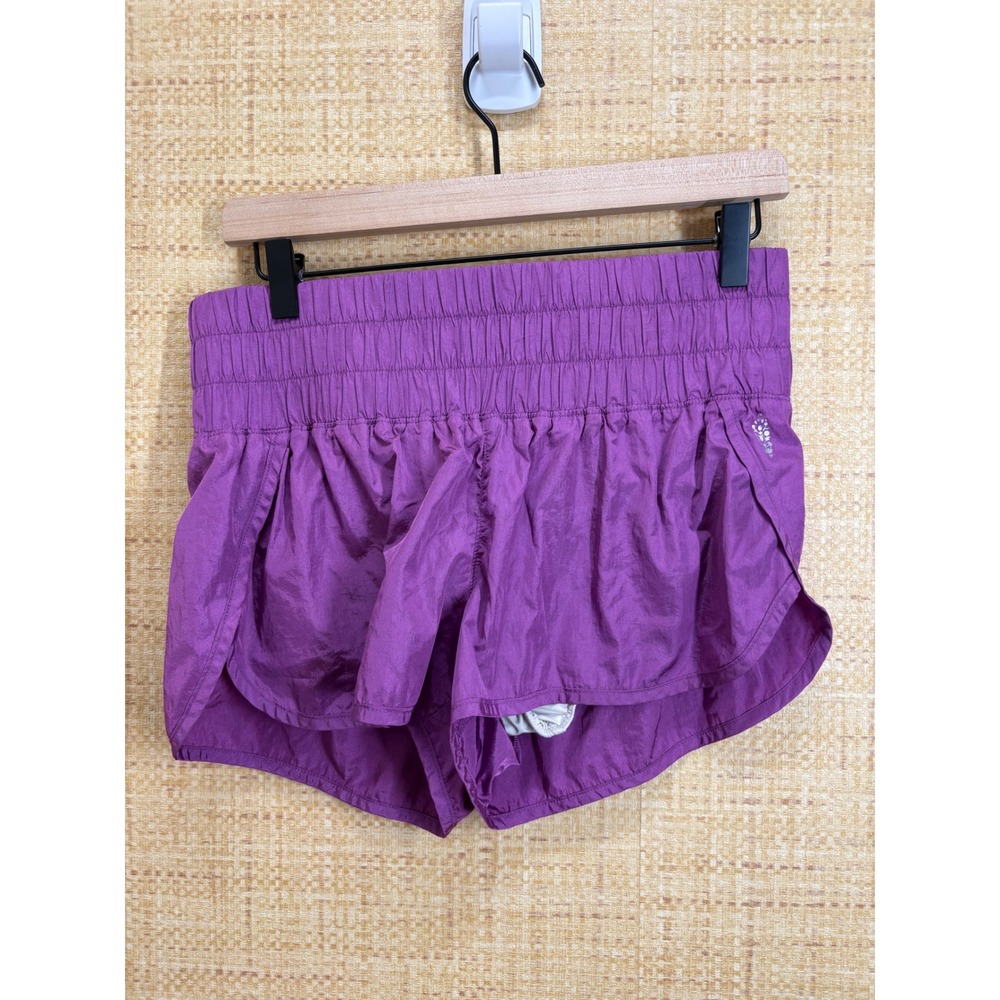 FP Movement x HATCH Way Home Maternity Shorts Purple XS Activewear Running